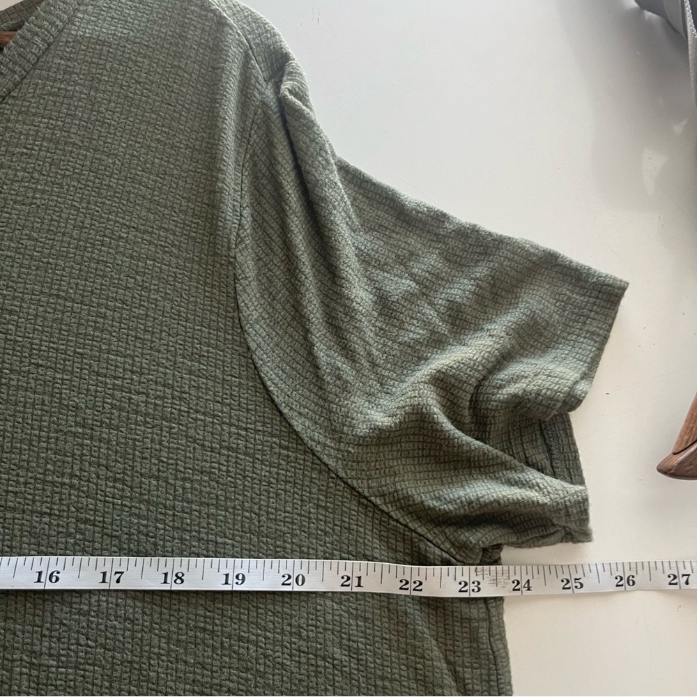 Adrianna Papell Olive Short Sleeve Tee - Picture 4 of 6